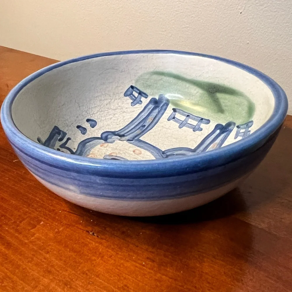 M.A.Hadley pottery vintage horse bowl